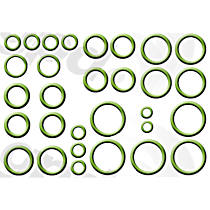 A/C Service Kit, Models With Rear A/C, Includes (1) A/C Receiver Drier, (1) A/C Orifice Tube, (1) A/C Expansion Valve, (1) A/C O-Ring and Gasket Seal Kit