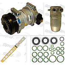 9611643 A/C Compressor Kit, Models Without Rear A/C, Includes (1) A/C Compressor, (1) A/C Accumulator, (1) A/C Orifice Tube, (1) A/C O-Ring and Gasket Seal Kit