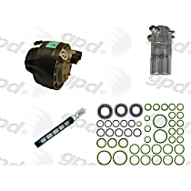 A/C Compressor Kit, R4, Without HDC, Includes (1) A/C Compressor, (1) A/C Accumulator, (1) A/C Orifice Tube, (1) A/C O-Ring and Gasket Seal Kit - 