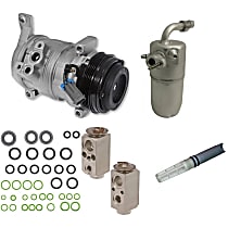 A/C Compressor Kit With Clutch, 4-Groove Pulley