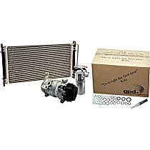 9643220A A/C Compressor, With Clutch, 7-Groove Pulley, 2.0L, 4Cyl, GPD OE Replacement