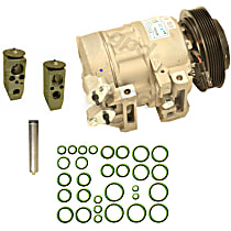 9644793 A/C Compressor Kit With Clutch, 6-Groove Pulley