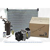 A/C Compressor, With Clutch, 6-Groove Pulley