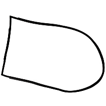 901-543-191-20 Quarter Window Weatherstrip Seal