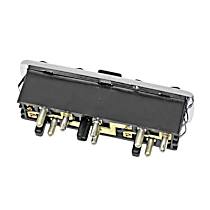 Genuine Mercedes Benz Window Switch (Double) with Safety Button (Chrome Bezel) - Replaces OE Number 001-821-49-51