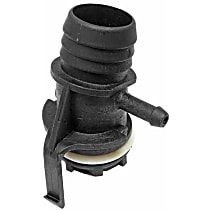 Air Hose Connector with O-Ring for Intake Manifold to Idle Control Valve Hose - Replaces OE Number 11-61-1-730-265