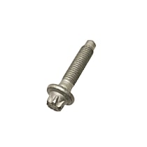 Radiator Hose Rear, Driver or Passenger Side, Upper, Shock Absorber Mount Bolt, Genuine Saab