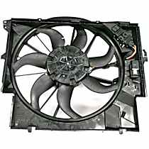Genuine BMW Cooling Fan Assembly with Shroud - Replaces OE Number 17-42-7-545-366