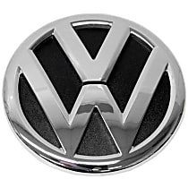 Emblem "VW" Chrome/Black for Rear Hatch - Replaces OE Number 1K9-853-630 A ULM