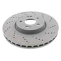 247-421-20-12 07 Front, Driver or Passenger Side Brake Disc, Genuine Mercedes Benz