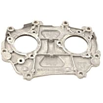 2760150201 Timing Cover, Silver, Made of metal Genuine Mercedes Benz
