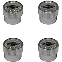 Wheel Valve Stem Cap Set with "MINI" Logo (Set of 4) - Replaces OE Number 36-11-0-429-651