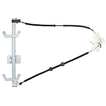 4637300946 Rear, Driver Side Genuine Mercedes Benz Power Window Regulator, Without Motor