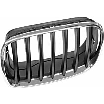 Genuine BMW Grille (Chrome) Frame with Black Grille - Replaces OE Number 51-13-7-157-687