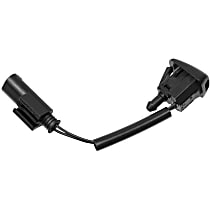 Genuine BMW Windshield Washer Nozzle (Black) - Replaces OE Number 61-66-7-046-060