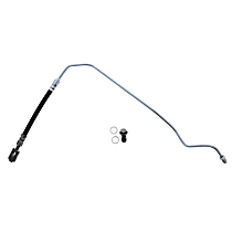 8E0 611 764 K Rear, Passenger Side Genuine Audi, Volkswagen Brake Line