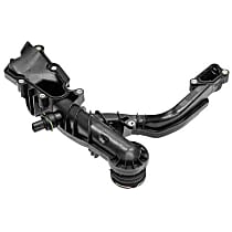 Genuine Porsche Coolant Pipe Assembly Engine to Supply Hose - Replaces OE Number 987-106-508-04