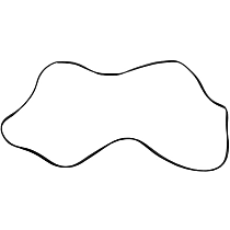 Genuine Porsche Windshield Seal - Replaces OE Number 993-541-925-00