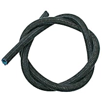 Genuine Porsche Hydraulic Fluid Hose (7.5 X 12.5 mm, black cloth outer / blue rubber inner) - Replaces OE Number 999-181-021-50