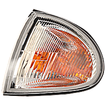 Front, Driver Side Turn Signal Light, With bulb(s)