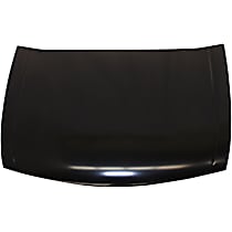 Hood, Steel, Primed, Sedan