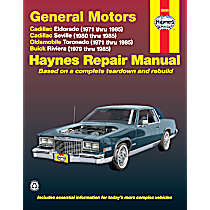Cadillac Eldorado Repair Manual Carparts Com