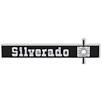 05-188 Emblem - Black and Silver, Dash, Direct Fit, Sold individually