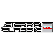 05-192 Emblem - Black, Red And Silver, Dash, Direct Fit, Sold individually