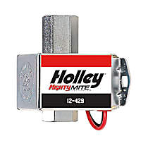12-429 Universal, 50 GPH HOLLEY MIGHTY MITE ELECTRIC FUEL PUMP, 12-15 PSI, Street, Agriculture, and Construction Applications Compatible with all fuels and fuel additives