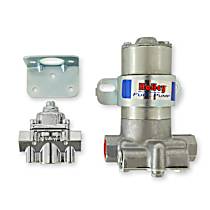 12-802-1 Universal, 110 GPH Blue Electric Fuel Pump With Regulator, Street/Strip Carbureted Applications Gasoline Only