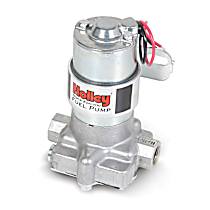 12-815-1 Universal, 140 GPH Black Electric Fuel Pump, Street/Strip Carbureted Applications Compatible with Gasoline, Alcohol or Methanol