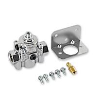12-881 Universal, Die Cast Carbureted Fuel Pressure Regulator, 6 PSI, Chrome, Gas, Return, Sold Individually