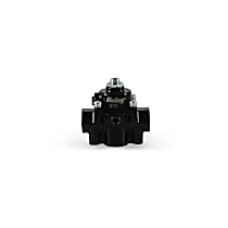 12-887 Universal, Die Cast EFI Fuel Pressure Regulator, 4.5-9 psi, Black, Gas, Return, Sold Individually
