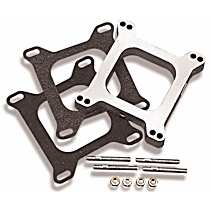 Universal, Carburetor Spacer - Natural Aluminum 