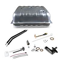 Fuel Tank, DIESEL, Incl. 25 Gallon Tank/400 LPH Fuel Pump/Internal Baffling/Sending Unit/Tank Straps, Galvanized Steel, 25 gallons / 95 liters, Sniper Series - 