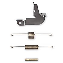 Universal, Carburetor Throttle Cable Bracket - Chrome Steel 