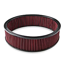 220-40 Universal Air Filter - Red, Cotton Gauze, Washable, Universal, Sold individually