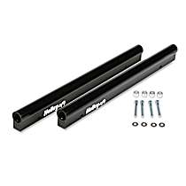 Universal, EFI Series Fuel Rail - Anodized Black Aluminum  Set of 2