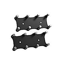 561-130 Universal, Ignition Coil Bracket - Black Aluminum 
