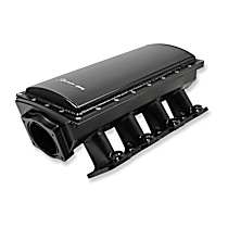 832142 Hi-Ram EFI Intake Manifold, Aluminum, Black, LS1/LS2/LS6 90mm Race Series w/ Removable Top, Throttle Body Spacer & Fuel Rail Kit