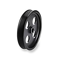 97-383 Power Steering Pump Pulley - Black, Aluminum, Serpentine, Universal, Sold individually