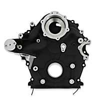 97-417 Timing Cover, Black, Cast Aluminum