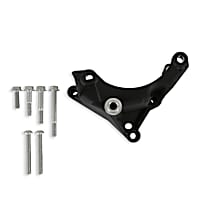 Alternator Bracket - Black, Cast Aluminum, Universal, Sold Individually