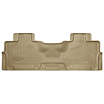 14363 Second Row Weatherbeater Series Molded Floor Liner, Tan Made of Rubberized/Thermoplastic