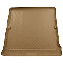 23753 Classic Style Series Cargo Mat - Tan, Rubberized/Thermoplastic, Molded Cargo Liner, Direct Fit, Sold individually