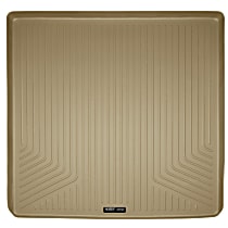 Cargo Mat, Molded Cargo Liner, Sport Utility, Fits To Back Of 2nd Row Seats Over Folded Flat 3rd Row, Tan, Made of Rubberized/Thermoplastic - 