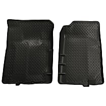 31101 Front Row Classic Style Series Molded Floor Liner, Black Made of Rubberized Thermoplastic Elastomer
