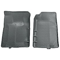 31102 Front Row Classic Style Series Molded Floor Liner, Gray Made of Rubberized Thermoplastic Elastomer