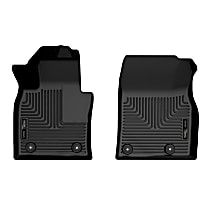 50841 Front Row X-act Contour Series Molded Floor Liner, Black Made of Rubberized/Thermoplastic