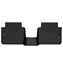 50851 Second Row X-act Contour Series Molded Floor Liner, Black Made of Rubberized/Thermoplastic
